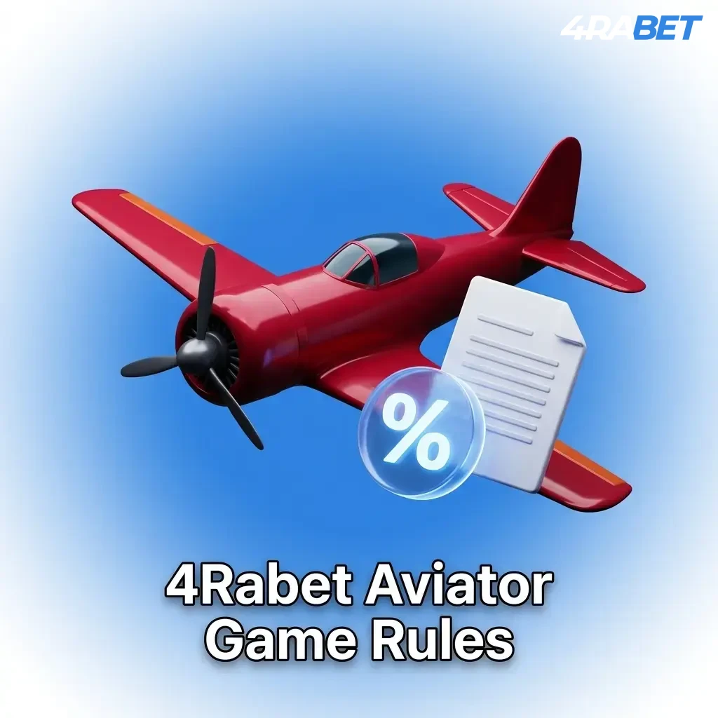 4Rabet Aviator crash game rules showing multiplier climb, cash out mechanic, and dual bet options by Spribe