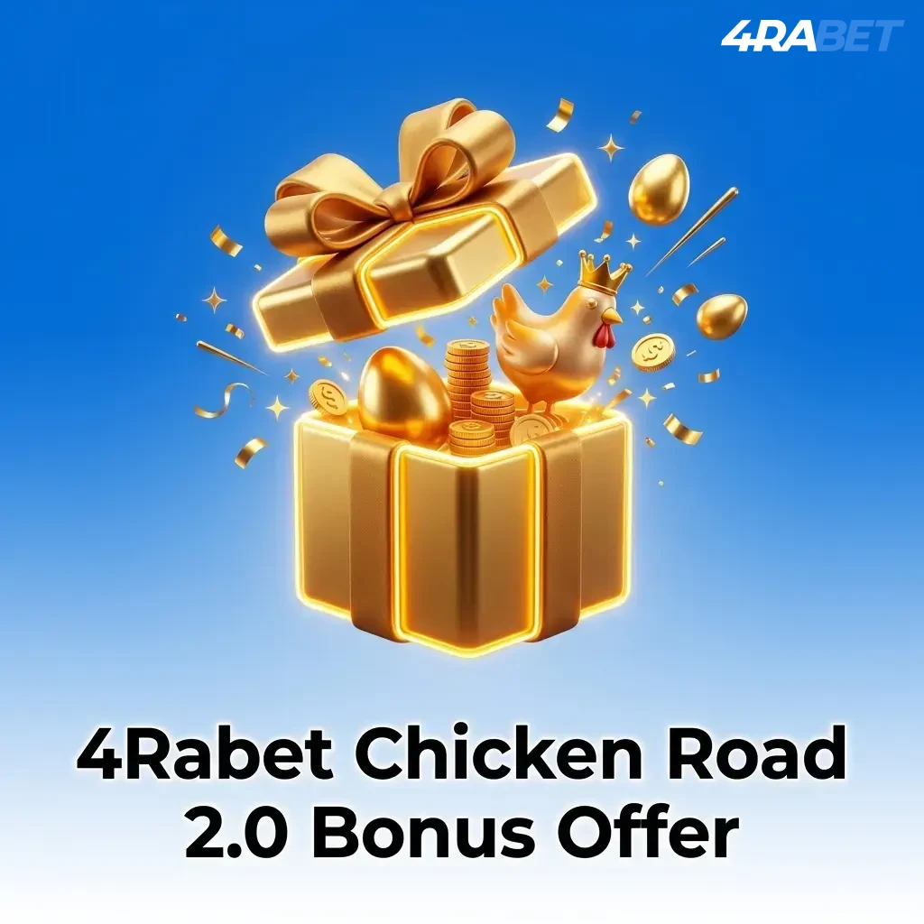 4Rabet welcome bonus 700% up to 20,000 INR for Chicken Road 2.0 with 300 INR minimum deposit