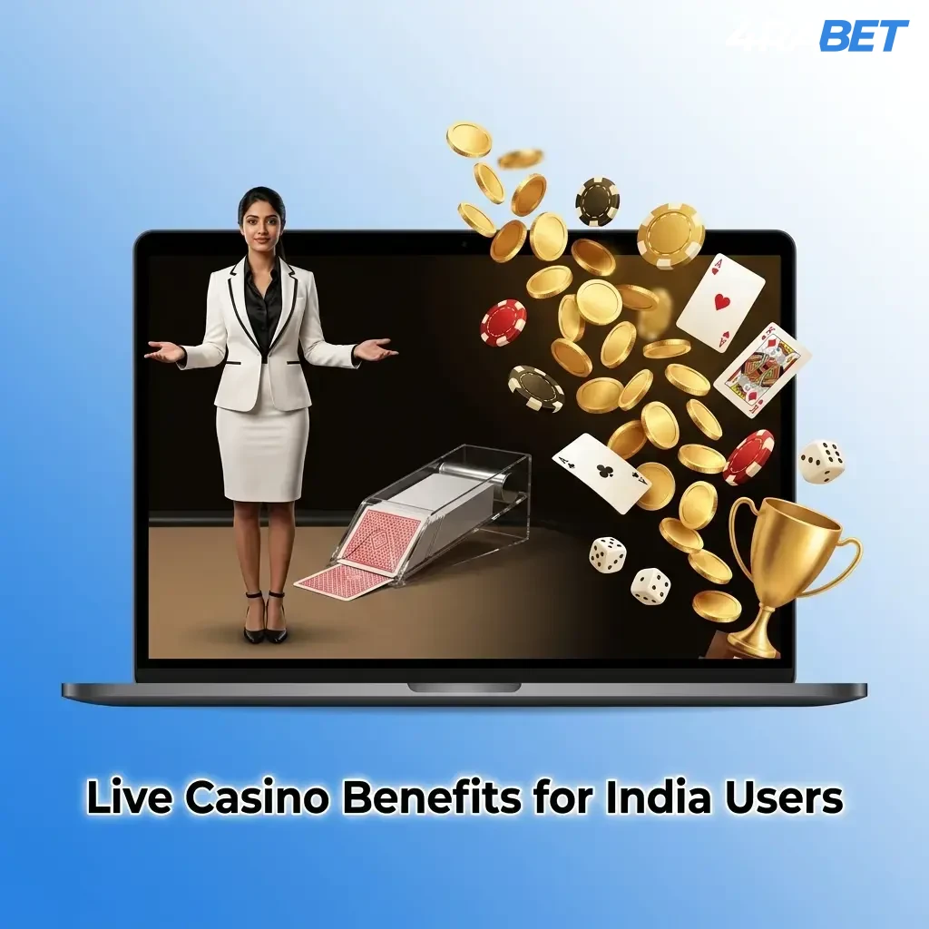 Live casino benefits for Indian players including UPI payments, Teen Patti, Andar Bahar, HD streaming and 24/7 tables