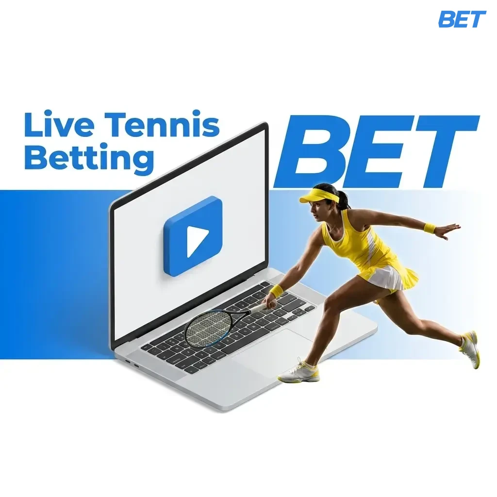 4Rabet live tennis betting with real-time odds on match winner, next game, and set totals across major tours