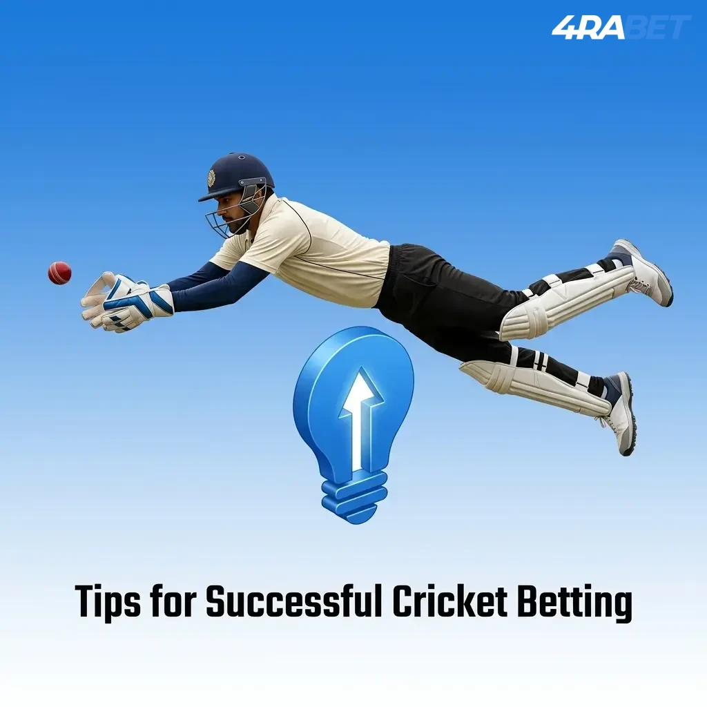 Tips for successful cricket betting: analyse team form, pitch conditions, weather, and manage bankroll on 4Rabet