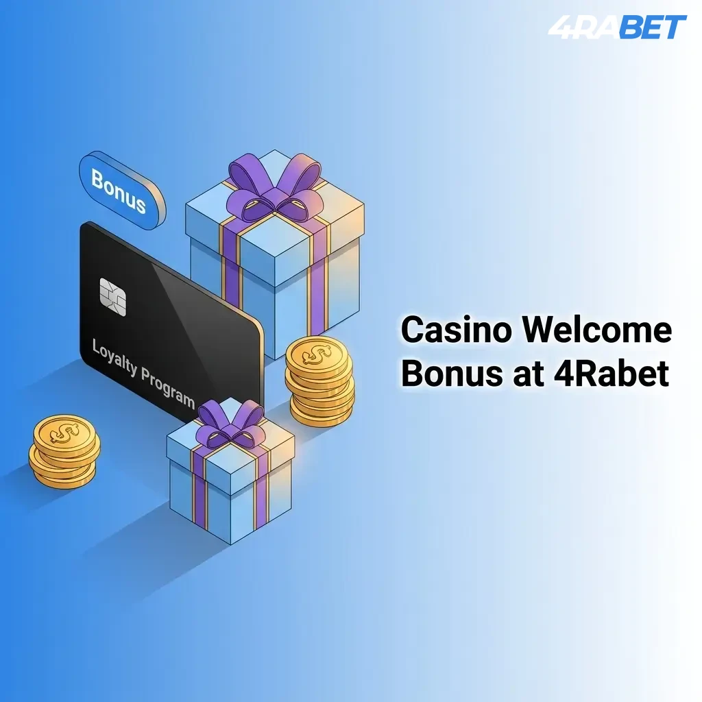4Rabet casino welcome bonus offering 700% on first deposit up to 20,000 INR with 50x wagering requirement