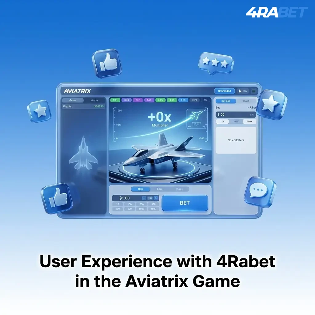 4Rabet Aviatrix game interface showing multiplier graph, bet controls, and statistics panel for Indian players