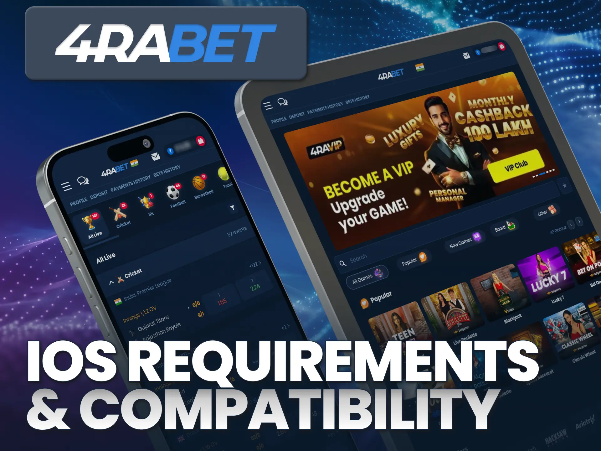 Setup the optimized 4Rabet App iOS version for Apple mobile gadgets.